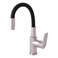 RAV Slezák CO119.0/15 - Köögisegisti painduva voolikuga COLORADO 25 cm must/läikiv kroom