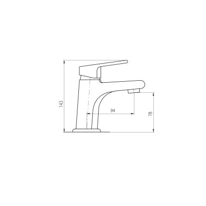 RAV Slezák CO126.0 - Valamusegisti COLORADO 14,3 cm läikiv kroom