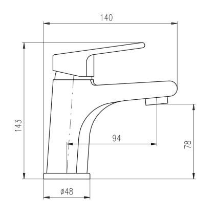 RAV Slezák CO126.0CMATZ - Valamu segisti COLORADO 14,3 cm must/kuldne