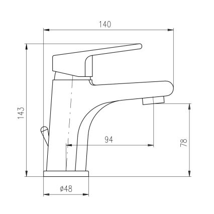 RAV Slezák CO127.0 - COLORADO valamu segisti ja äravoolukomplekt, 14,3 cm, läikiv kroom