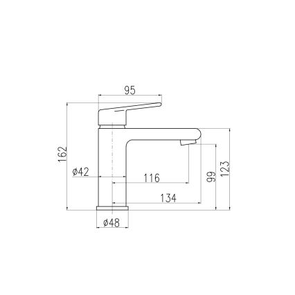 RAV Slezák CO128.0 - Valamusegisti COLORADO 16,2 cm läikiv kroom