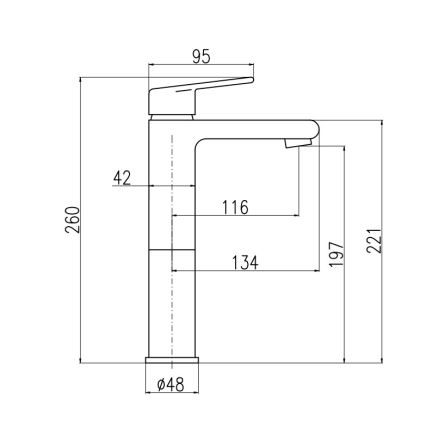 RAV Slezák CO130.0CMATZ - COLORADO 26 cm valamusegisti, must/kuldne