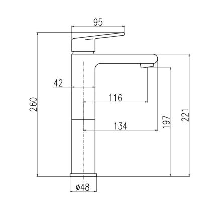 RAV Slezák CO130.0Z - Valamusegisti COLORADO 26 cm, läikiv kuldne