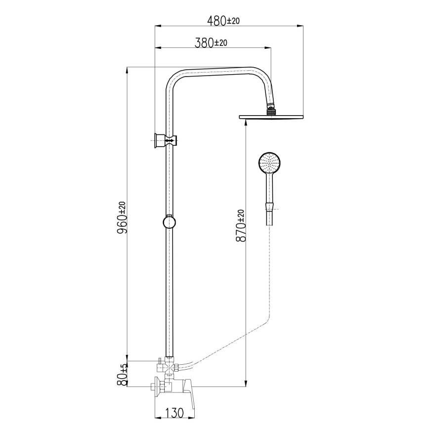 RAV Slezák CO182.5/7 - dušikomplekt koos COLORADO segistiga, läikiv kroom