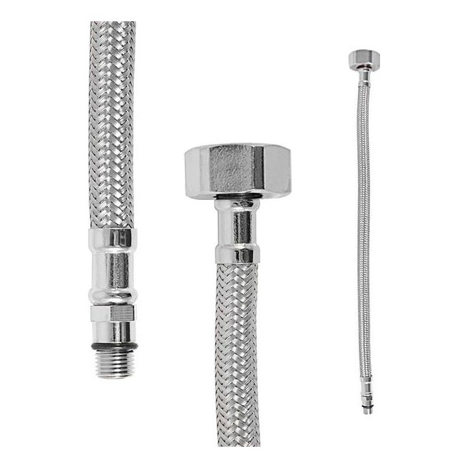 RAV Slezák IF0012 - painduv ühendusvoolik FLEXI 35 cm, läikiv kroom
