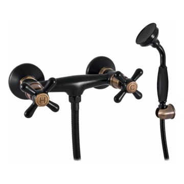 RAV Slezák MK180.5/1CMATSM - dušikomplekt koos segistiga MORAVA RETRO, must/messing