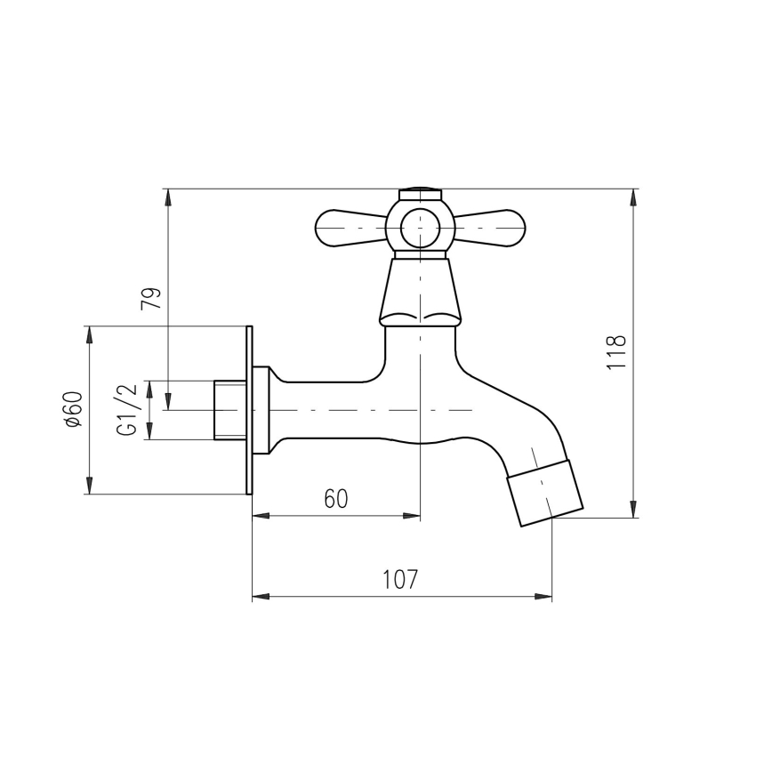 RAV Slezák MK193SM - MORAVA RETRO valamusegisti 11,8 cm, vanamessing
