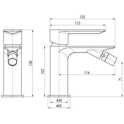 RAV Slezák NL144.0ZRK - Bidee segisti NIL 13,6 cm, harjatud roosakuldne