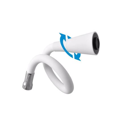 RAV Slezák SA006.0/13CB - Köögisegisti painduva voolikuga SAZAVA 35,6 cm valge/läikiv kroom