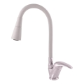 RAV Slezák SA006.0/13S - Valamusegisti painduva kaelaga SAZAVA 35,6 cm hall/läikiv kroom