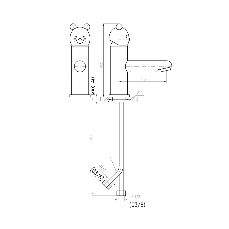 RAV Slezák SE326.0 - Valamusegisti JUNIOR 18,2 cm punane/sinine