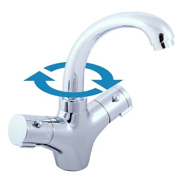 RAV Slezák TRM26.0 - Termostaatsegisti kraanikausale TERMO 23,5 cm läikiv kroom