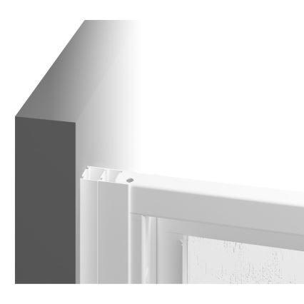 Ravak 00V701R211 - Kolmeosaline dušiuks SUPERNOVA 90x198 cm valge