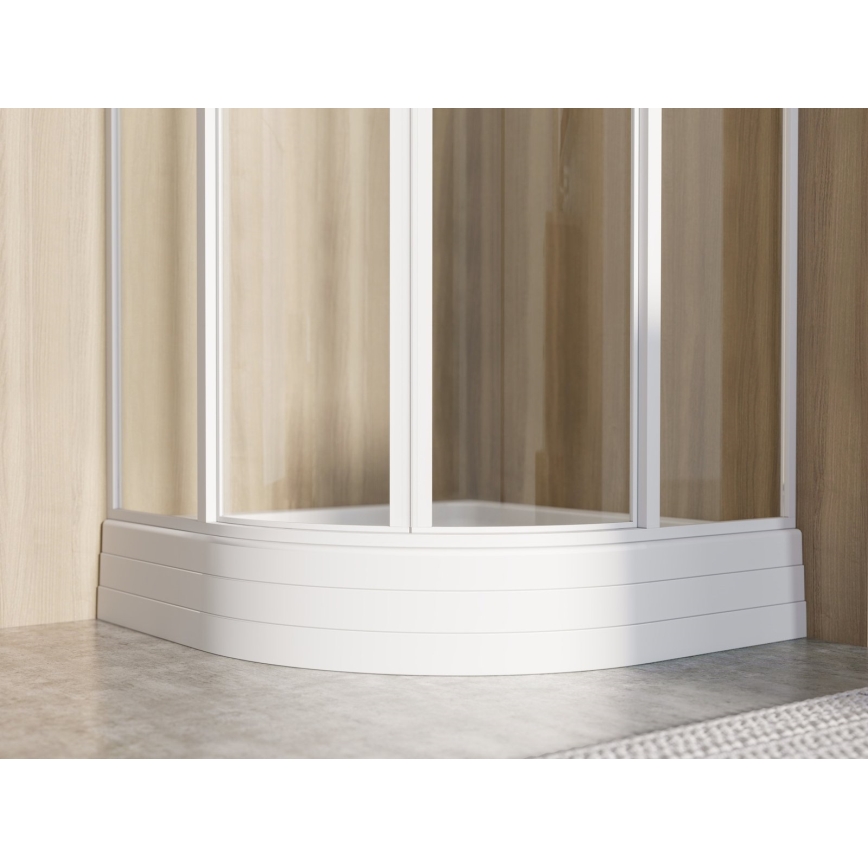 Ravak A207001120 - Veerandringi dušialus RONDA 90x90 cm valge