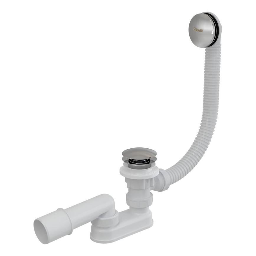 Ravak X01377 - Vanni äravoolu- ja ülevoolukomplekt, poleeritud kroom