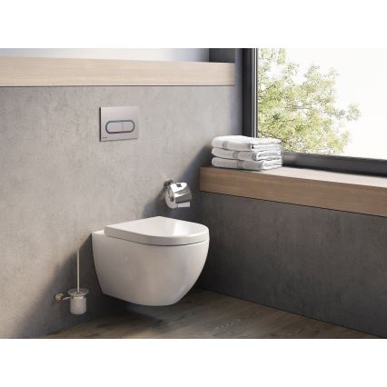 Ravak X01516 - Seinale paigaldatav WC UNI CHROME keraamika/valge