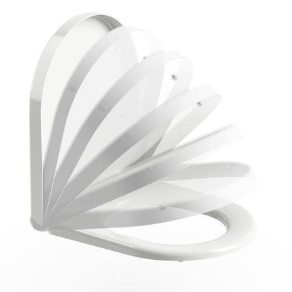 Ravak X01549 - UNI CHROME universaalne SoftClose WC-istme kaas, valge