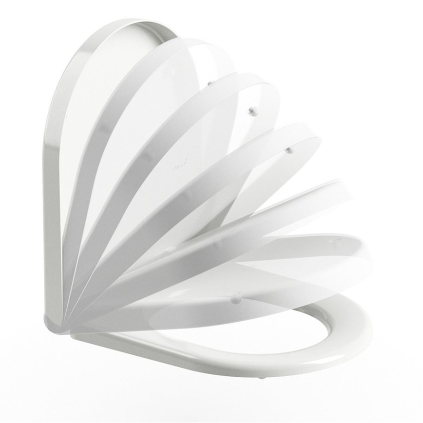 Ravak X01549 - UNI CHROME universaalne SoftClose WC-istme kaas, valge