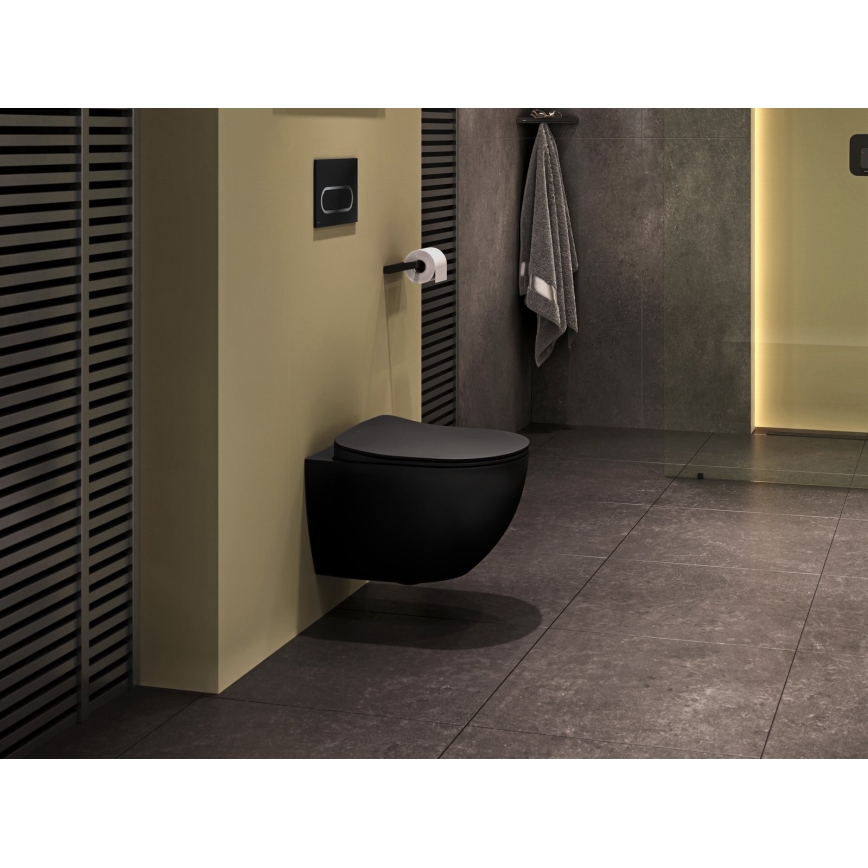 Ravak X01797 - Loputusnupp 24,7x16,5 cm KROOM must