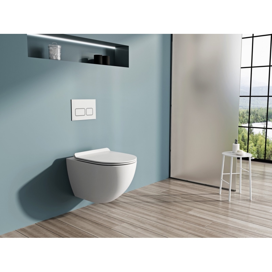 Ravak X01861 - WC-poti kaas SoftClose VITA SLIM valge