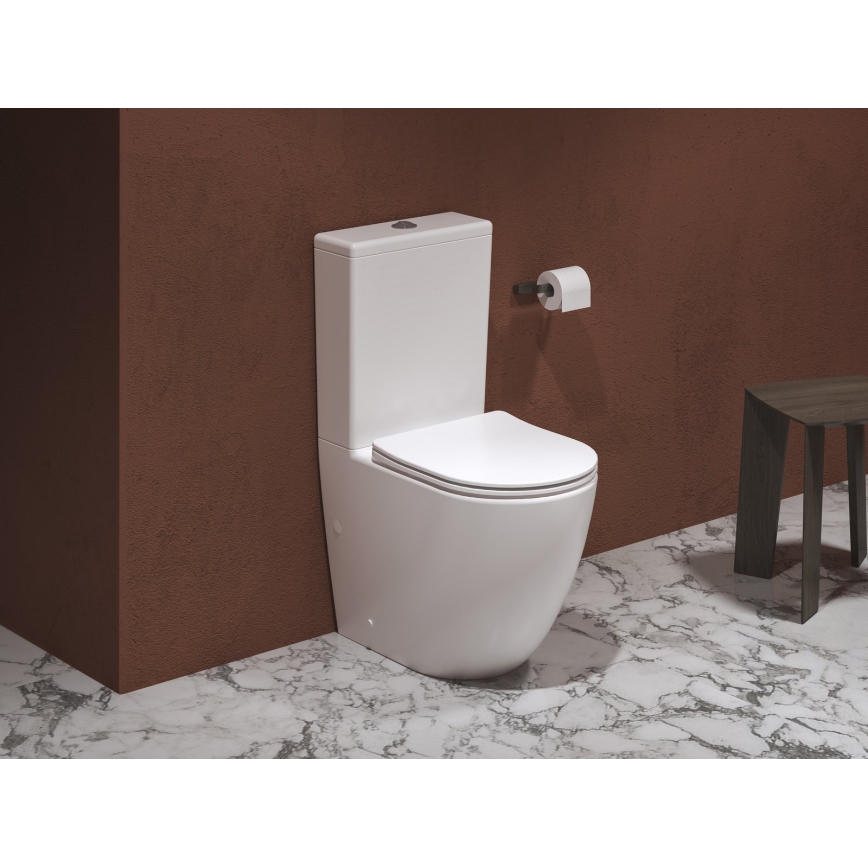 Ravak X01870 - servavaba WC-komplekt SoftClose-istmekaanega OPTIMA, keraamika/valge