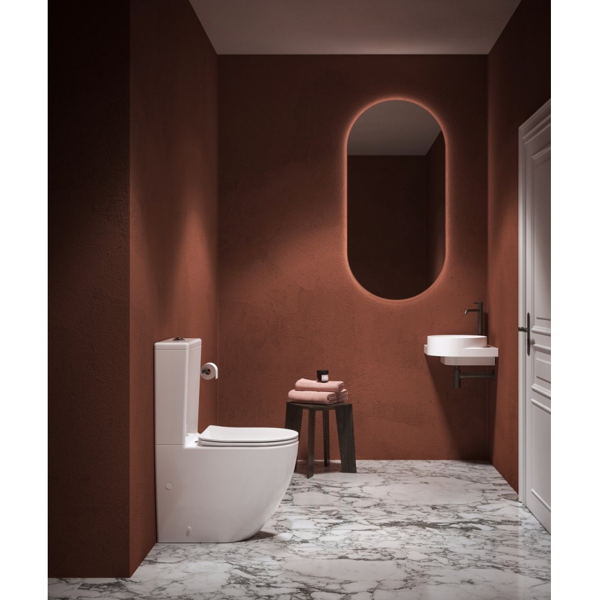 Ravak X01870 - servavaba WC-komplekt SoftClose-istmekaanega OPTIMA, keraamika/valge