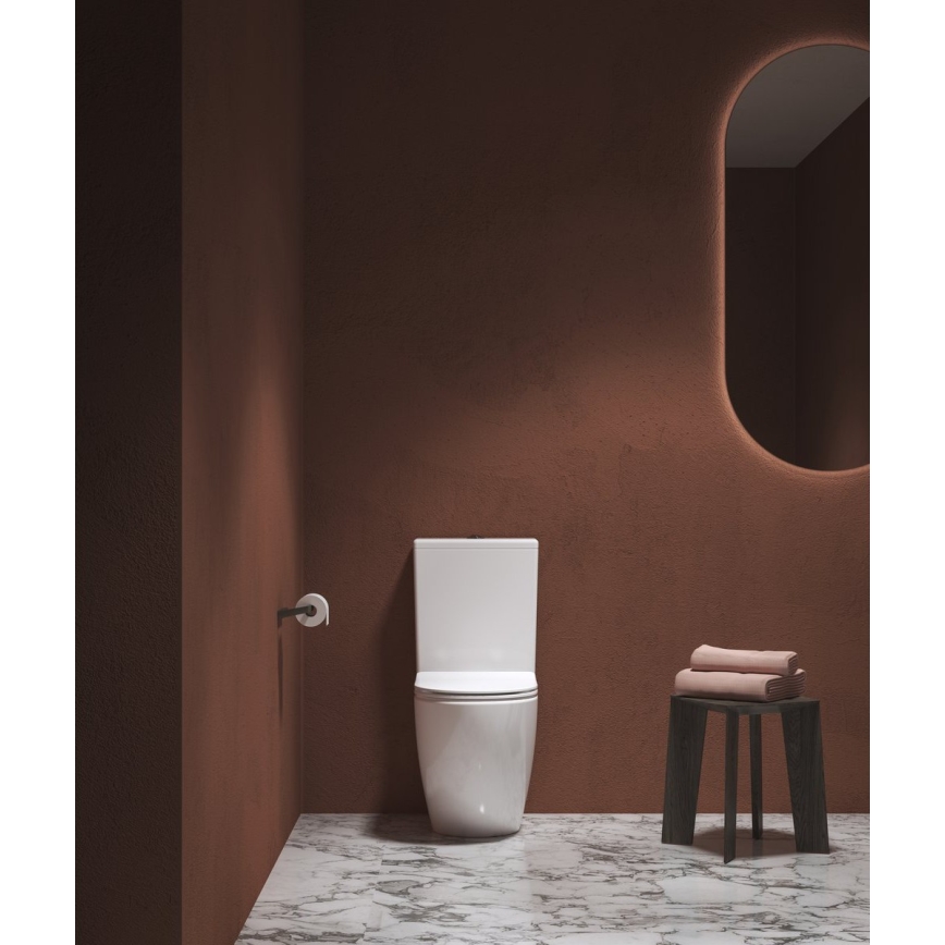 Ravak X01870 - servavaba WC-komplekt SoftClose-istmekaanega OPTIMA, keraamika/valge