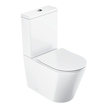 Ravak X01872 - kombineeritud WC servavaba SoftClose-istmekaanega ELEGANT keraamika/valge