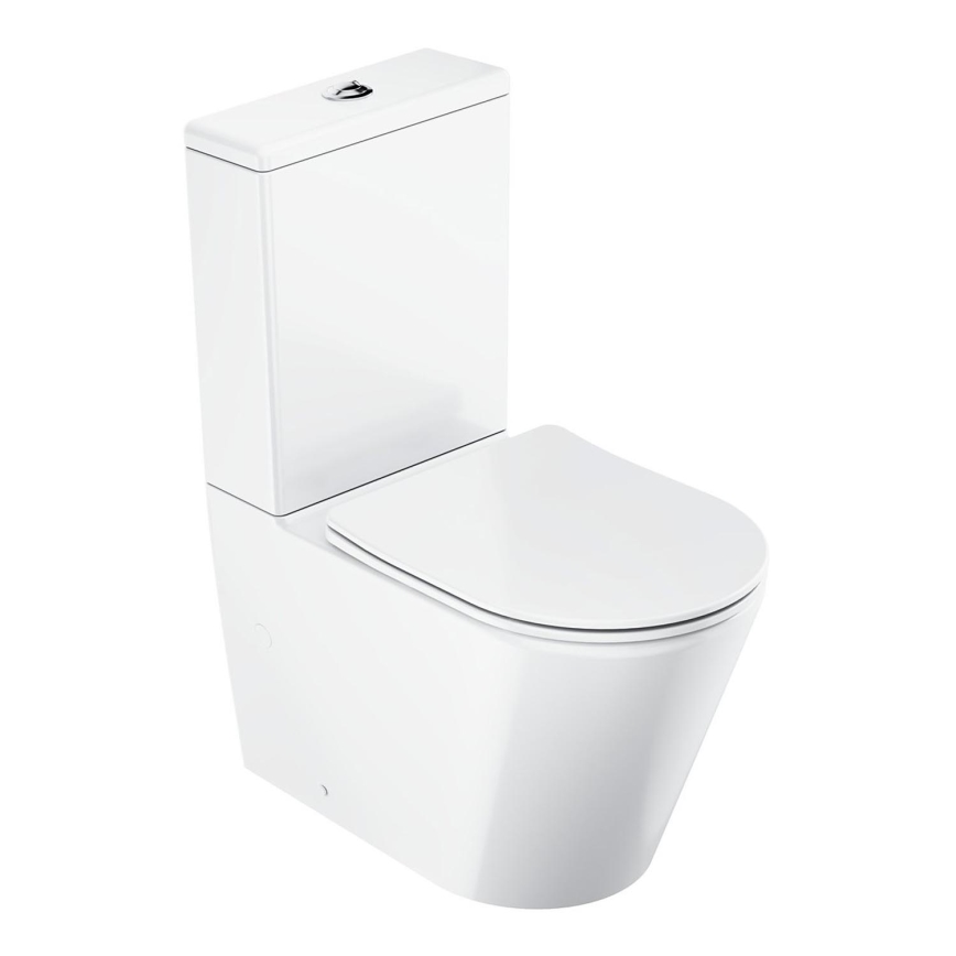 Ravak X01872 - kombineeritud WC servavaba SoftClose-istmekaanega ELEGANT keraamika/valge