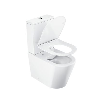 Ravak X01872 - kombineeritud WC servavaba SoftClose-istmekaanega ELEGANT keraamika/valge