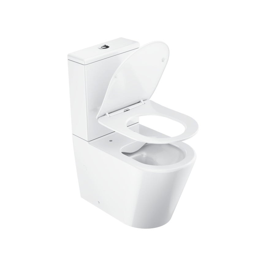 Ravak X01872 - kombineeritud WC servavaba SoftClose-istmekaanega ELEGANT keraamika/valge