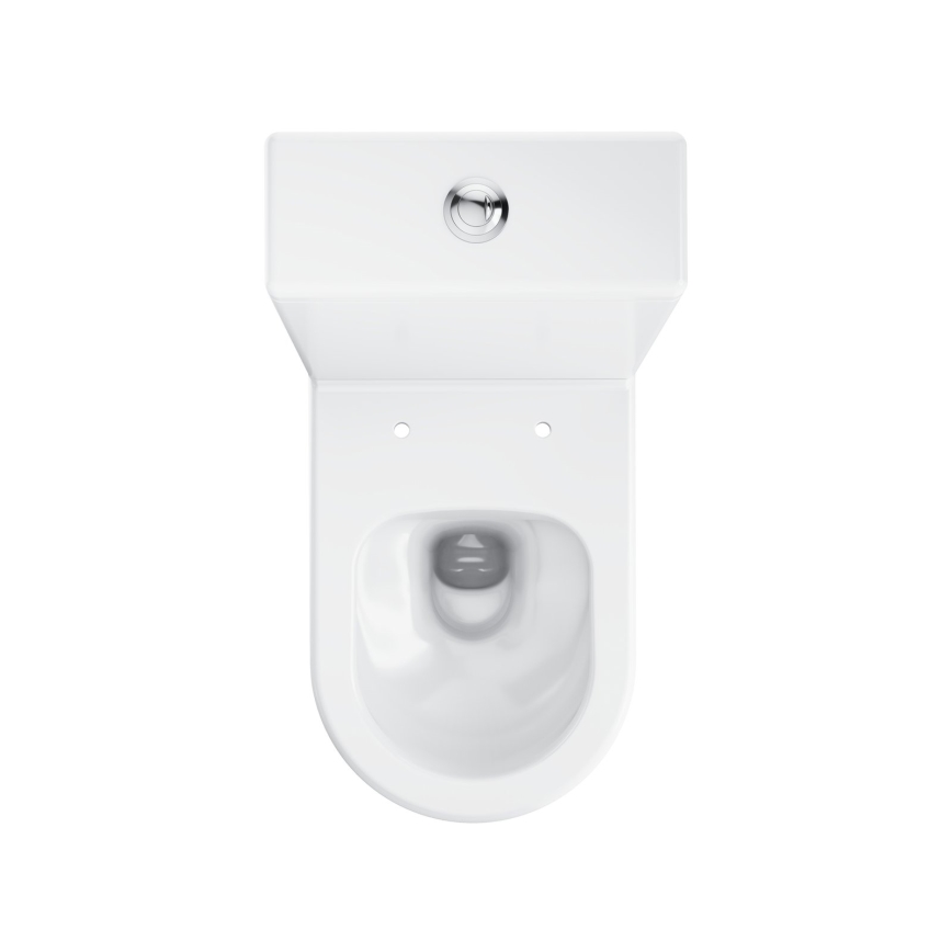 Ravak X01872 - kombineeritud WC servavaba SoftClose-istmekaanega ELEGANT keraamika/valge