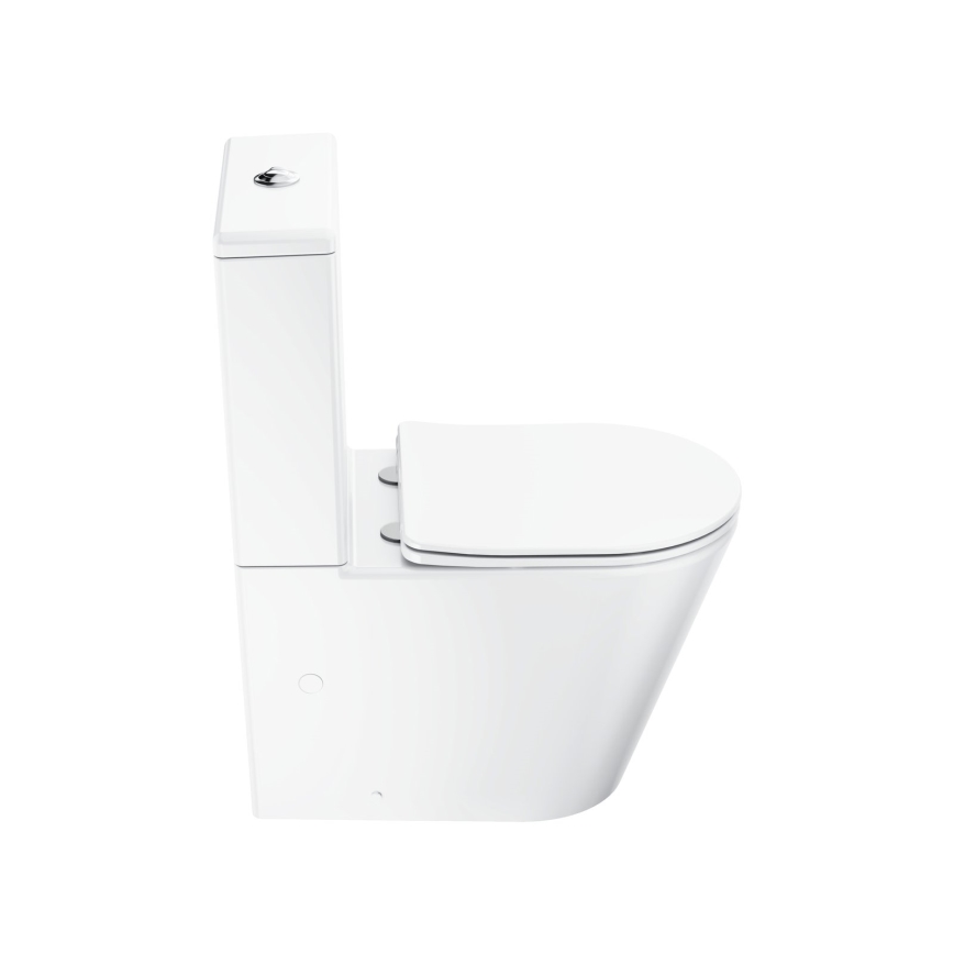 Ravak X01872 - kombineeritud WC servavaba SoftClose-istmekaanega ELEGANT keraamika/valge