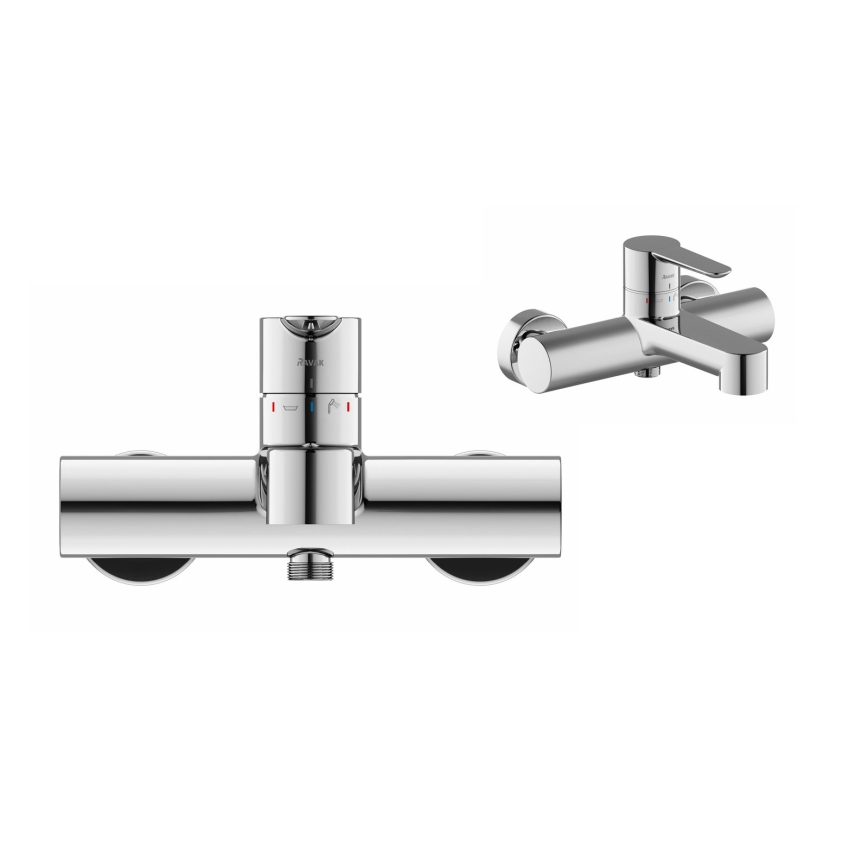 Ravak X070115 - vannisegisti PURI, läikiv kroom