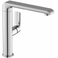 Ravak X070125 - Valamu/köögisegisti FLAT 26,2 cm läikiv kroom