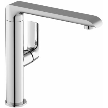 Ravak X070125 - Valamu/köögisegisti FLAT 26,2 cm läikiv kroom
