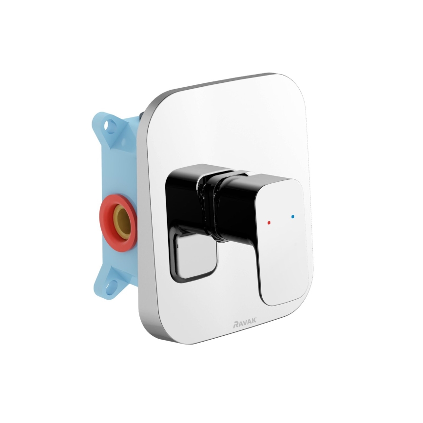 Ravak X070137 - R-BOX sisseehitatav dušisegisti, läikiv kroom