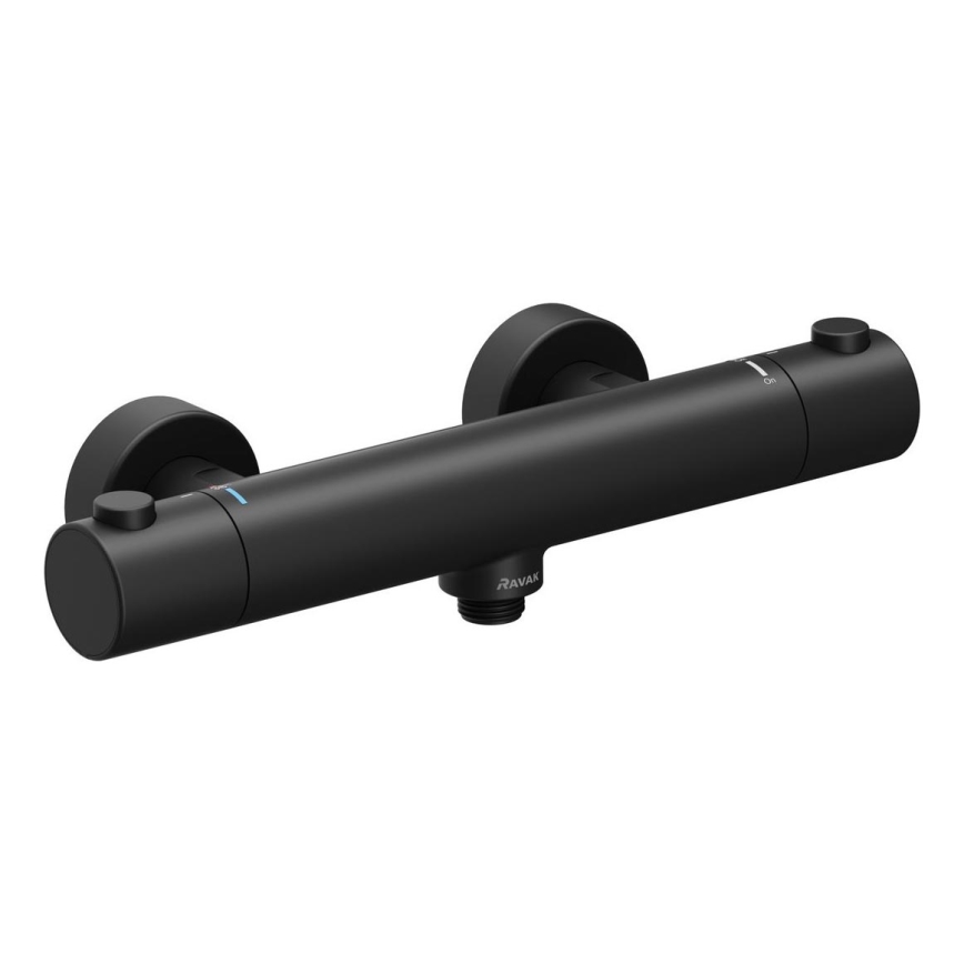 Ravak X070188 - Termostaatiline dušisegisti PURI must