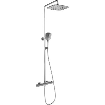 Ravak X070442 - dušikomplekt termostaatsegistiga FLAT, läikiv kroom