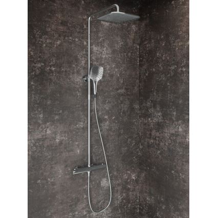 Ravak X070442 - dušikomplekt termostaatsegistiga FLAT, läikiv kroom