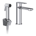 Ravak X070450 - Valamu segisti bidee-pihustiga CHROME läikiv kroom
