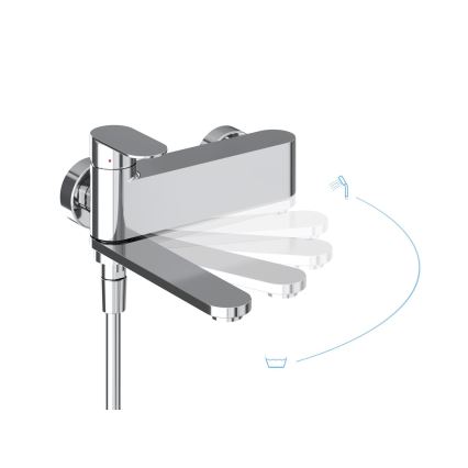 Ravak X070451 - Vannisegisti CHROME läikiv kroom