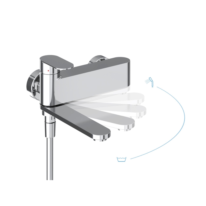 Ravak X070451 - Vannisegisti CHROME läikiv kroom