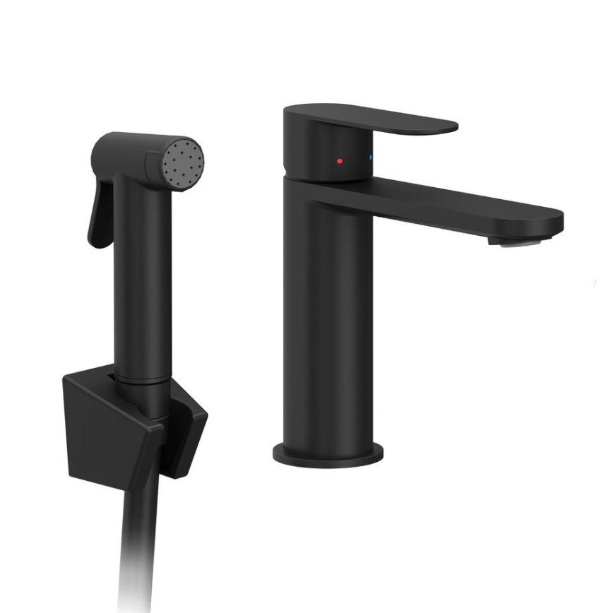 Ravak X070462 - Valamusegisti bidee pihustiga CHROME must