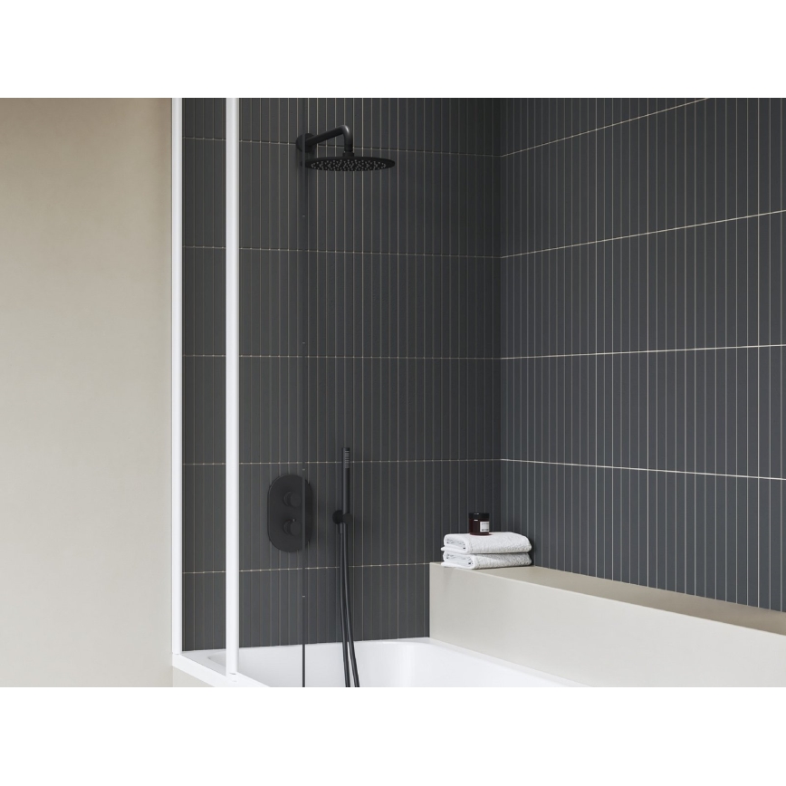 Ravak X070469 - termostaatiline dušisegisti peitpaigaldamiseks CHROME must