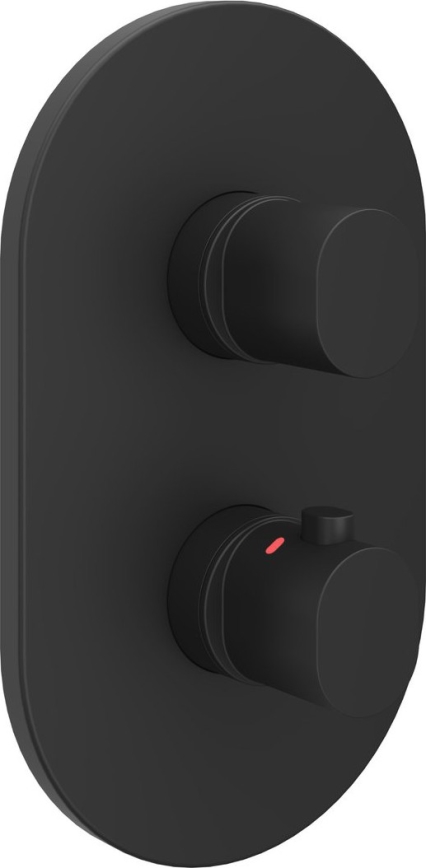 Ravak X070469 - termostaatiline dušisegisti peitpaigaldamiseks CHROME must