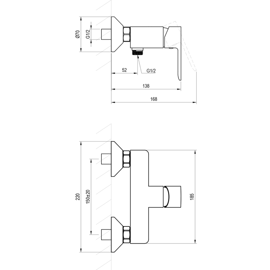 Ravak X070492 - Dušisegisti SOLAR must