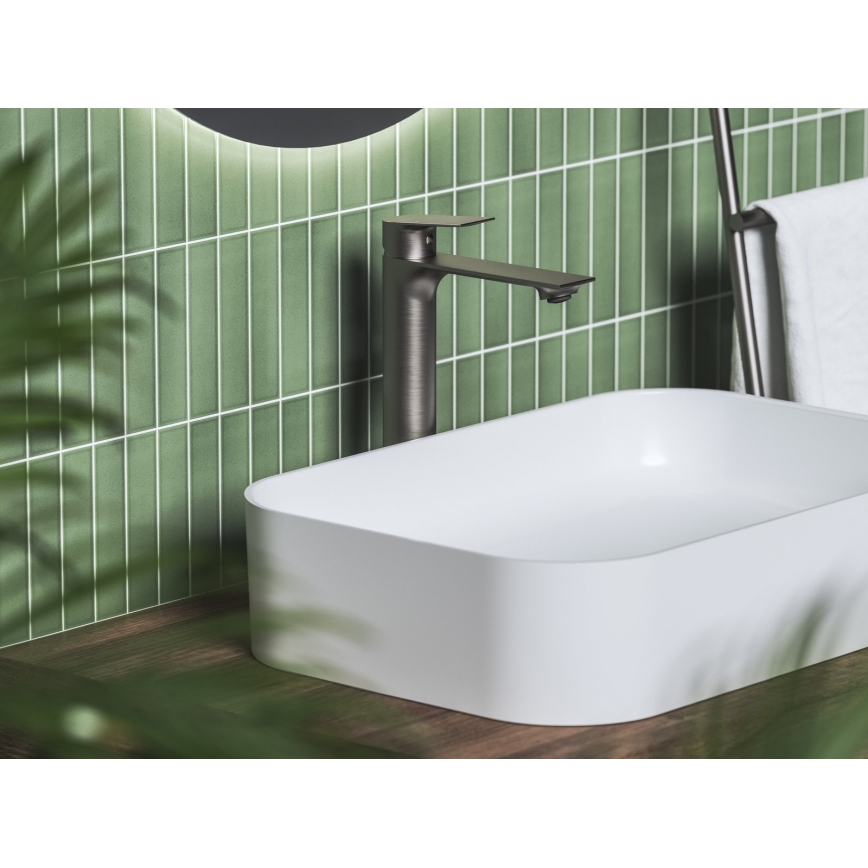 Ravak X070653 - PLAN valamusegisti 30 cm harjatud grafiit