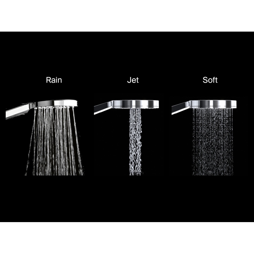 Ravak X07P177 - dušikomplekt läikiva kroomiga