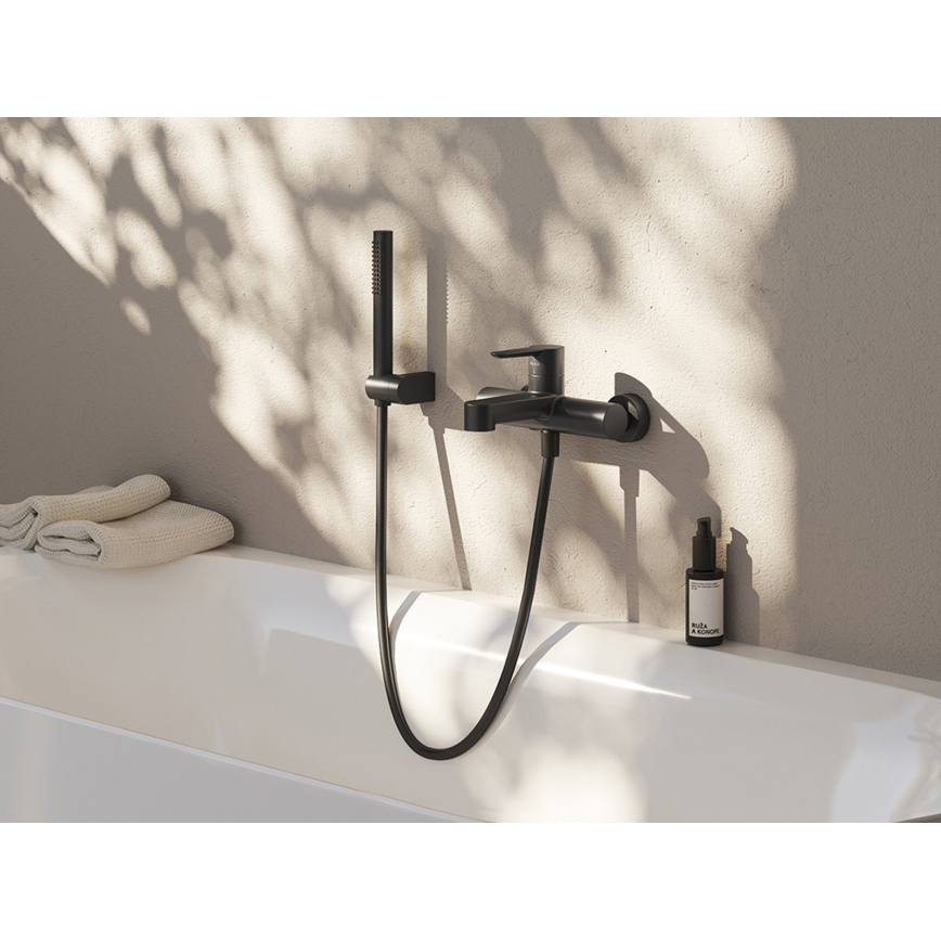 Ravak X07P568 - 150 cm pikk plastikust dušivoolik, must